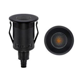 Balizador solo Way up 1w 3000k 45lm 24° IP67 preto-Stella  - 6155