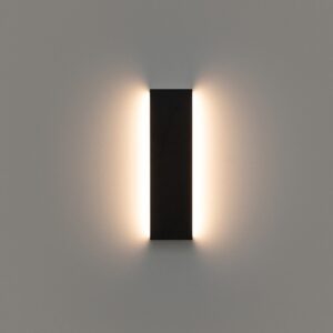 Arandela Reflex 12w 3000k 850lm ip65 preta-Stella - 4460