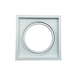Spot embutir quadrado Loyo recuado clic mv p/AR111 branco ABS-Nordecor - 6840