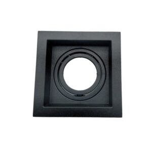 Spot embutir quadrado Loyo recuado clic mv p/dicróica mr11 preto ABS-Nordecor - 6819